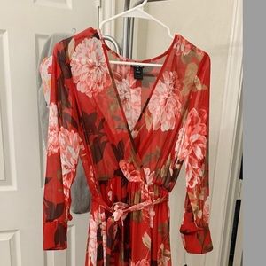 Long flower dress